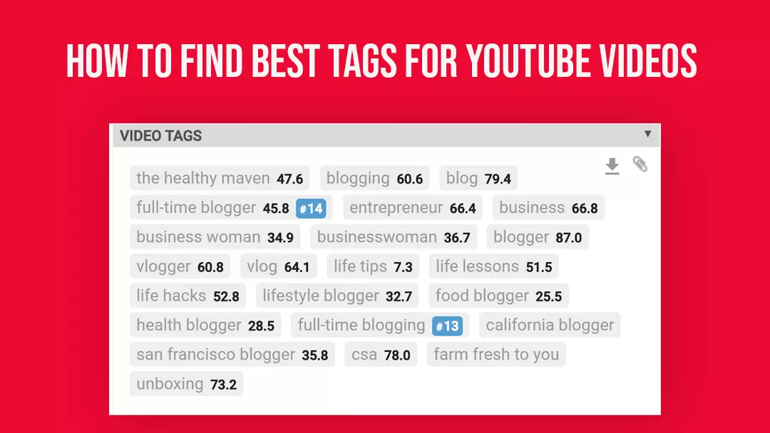 how to find YouTube tags